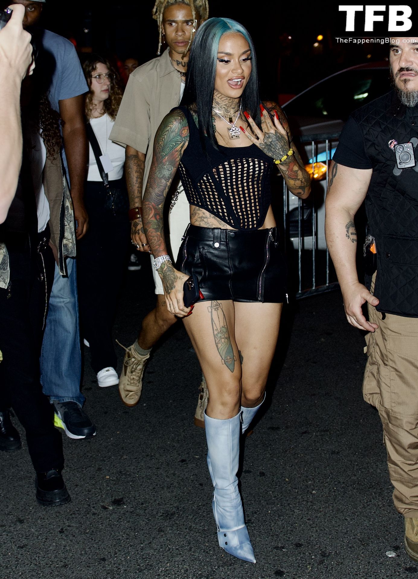 Kehlani See Through Nudity The Fappening Blog 3 - Kehlani Flashes Her Nude Tits in NYC (17 Photos)