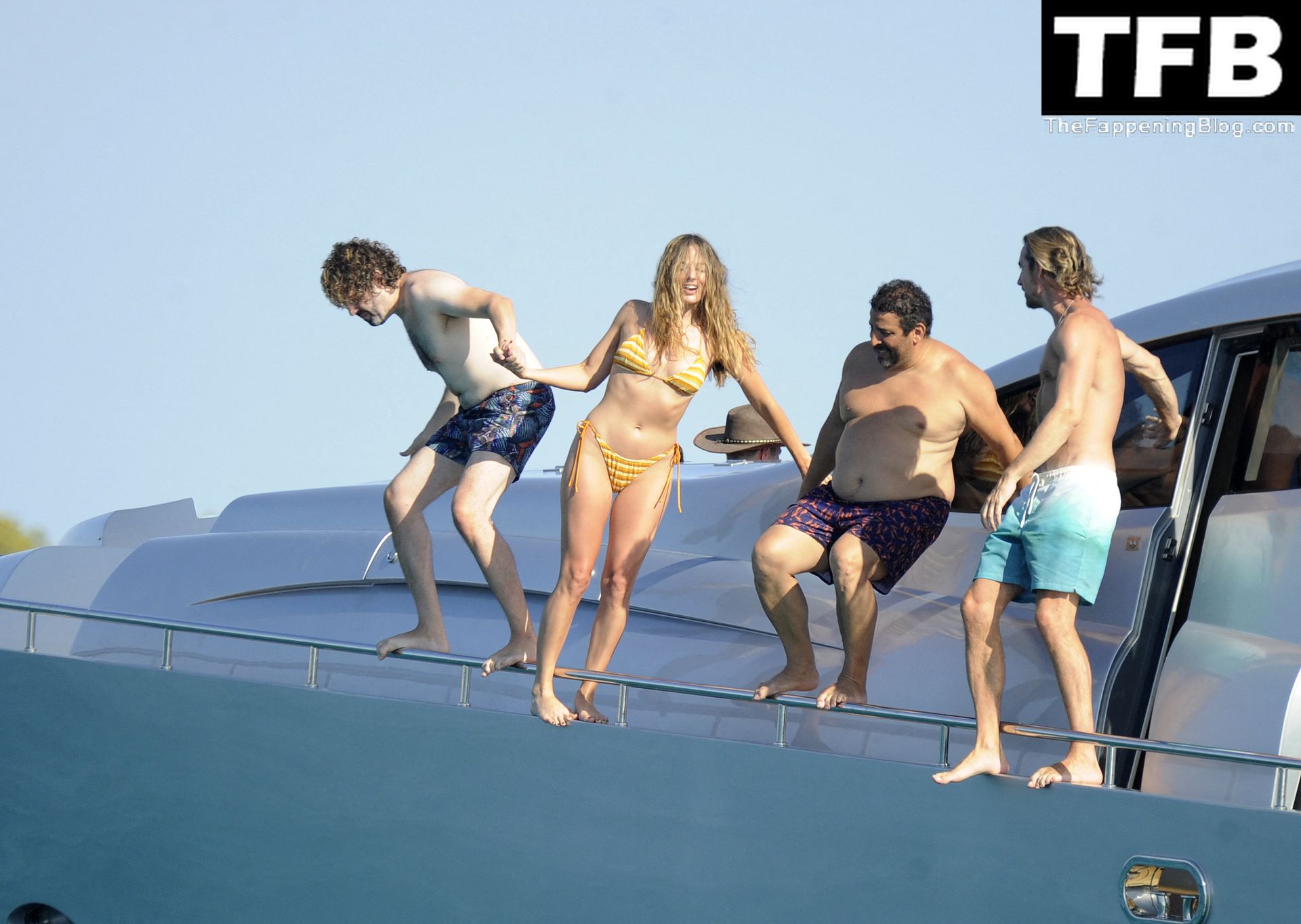 Margot Robbie Sexy The Fappening Blog 2 - Margot Robbie & Rami Malek Enjoy a Fun Boat Day in Formentera (43 Photos)