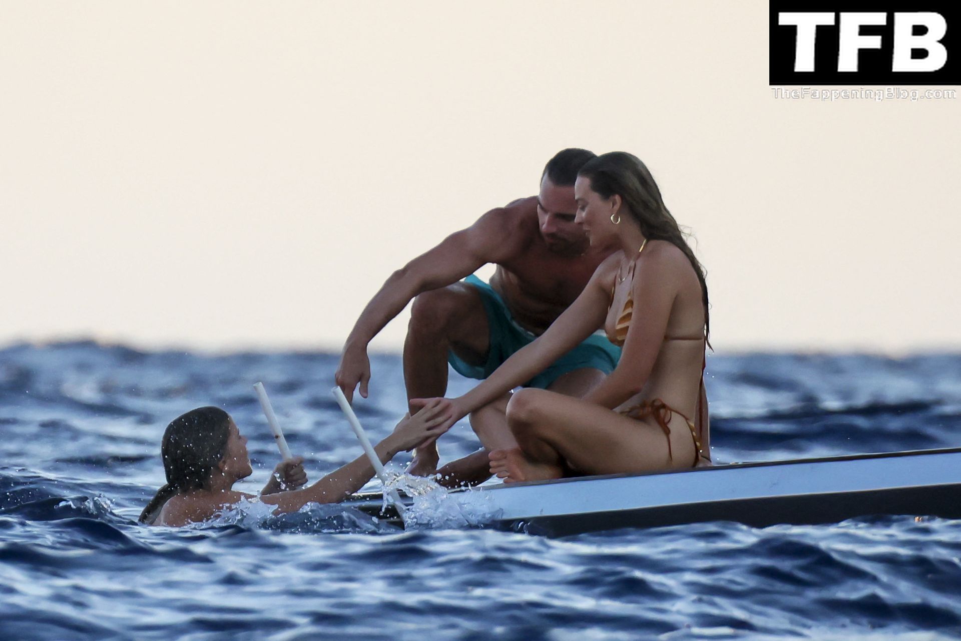 Margot Robbie Sexy The Fappening Blog 31 - Margot Robbie & Rami Malek Enjoy a Fun Boat Day in Formentera (43 Photos)