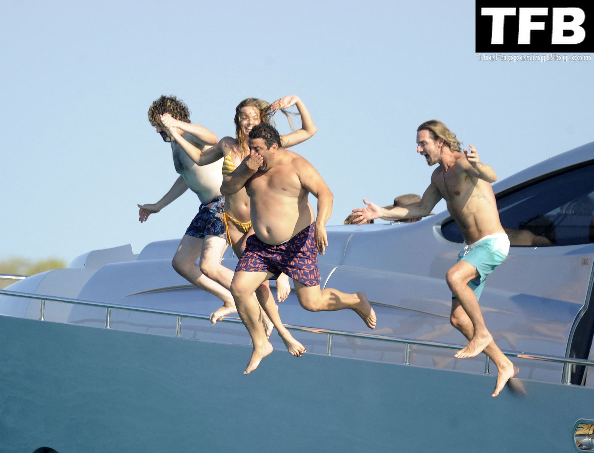 Margot Robbie Sexy The Fappening Blog 6 - Margot Robbie & Rami Malek Enjoy a Fun Boat Day in Formentera (43 Photos)