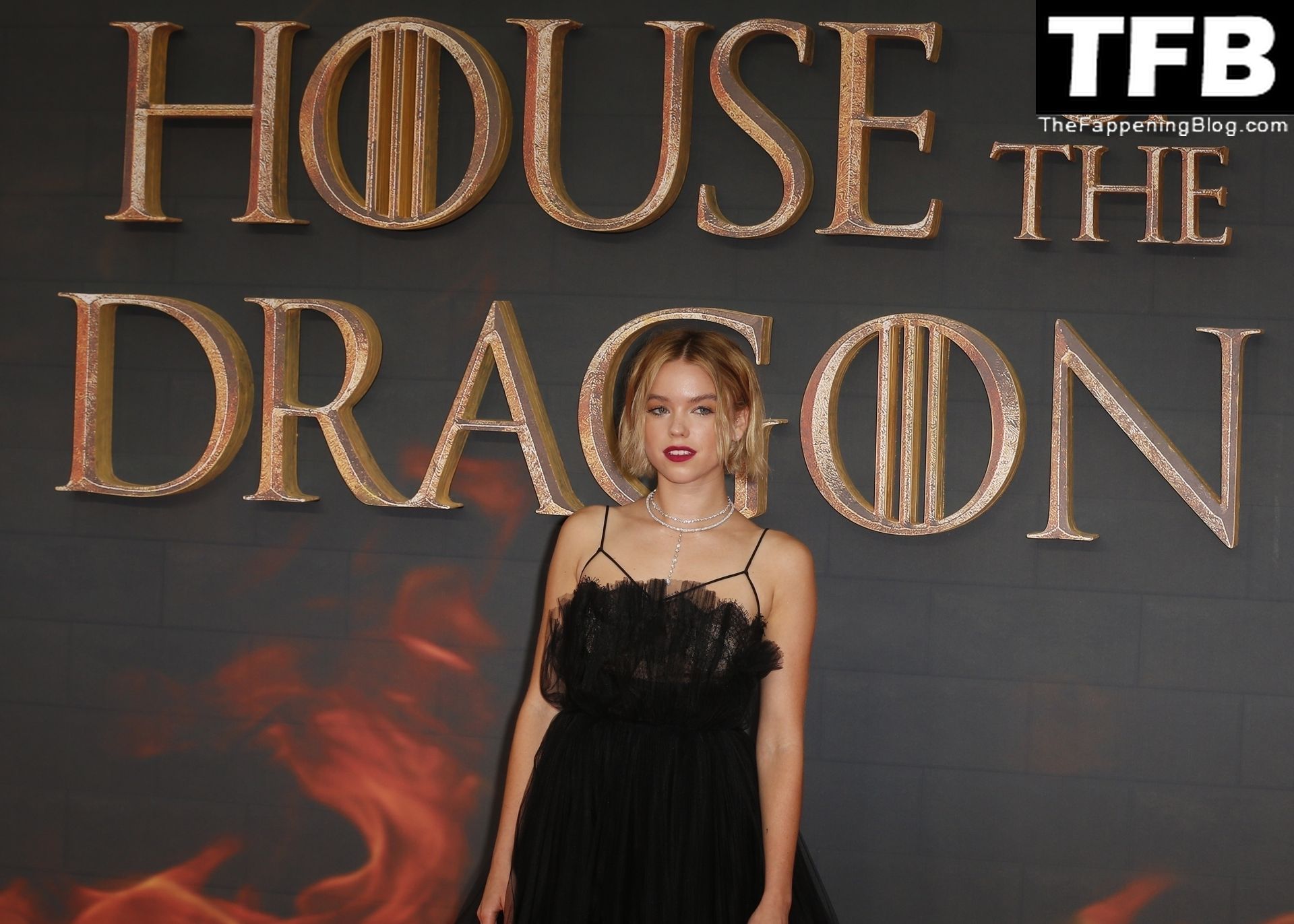 Milly Alcock Sexy The Fappening Blog 15 1 - Milly Alcock Poses in a Black Dress at the HBO’s “House of the Dragon” Premiere in London (23 Photos)