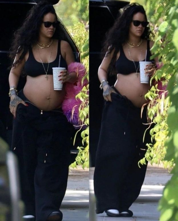 Rihanna Hot Pregnant TheFappening.pro 5 624x775 - Rihanna’s New Savage X Fenty Lingerie (2 Photos)