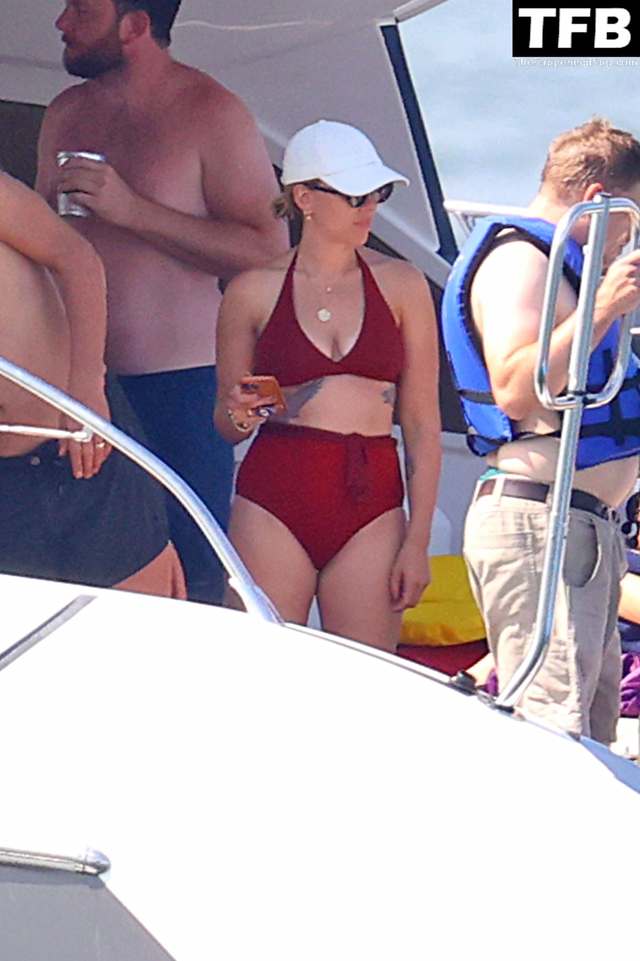 Scarlett Johansson Sexy The Fappening Blog 10 - Scarlett Johansson Hits the Ocean in a Red Bikini in East Hampton (97 Photos)