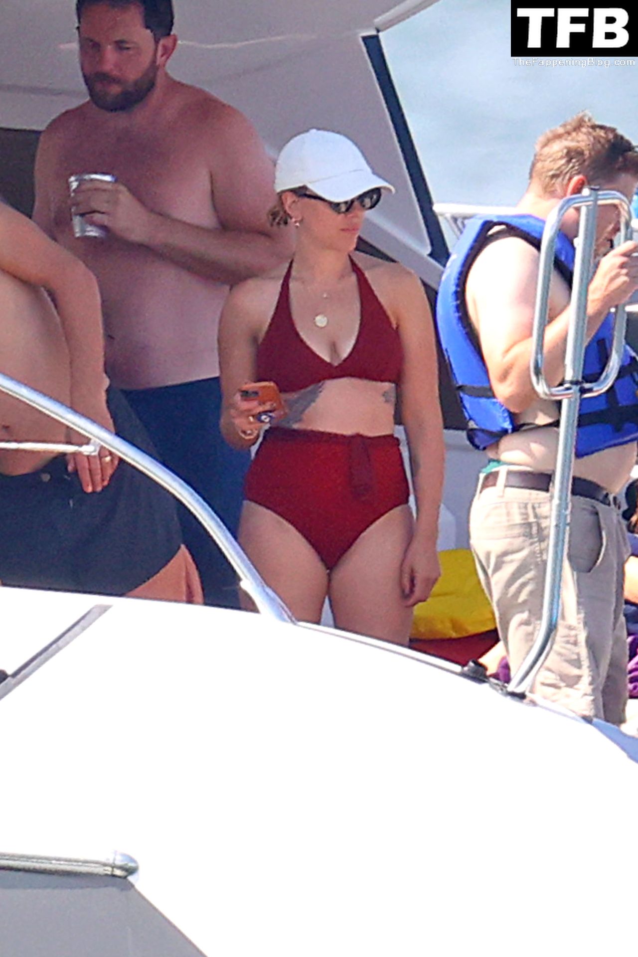 Scarlett Johansson Sexy The Fappening Blog 11 - Scarlett Johansson Hits the Ocean in a Red Bikini in East Hampton (97 Photos)