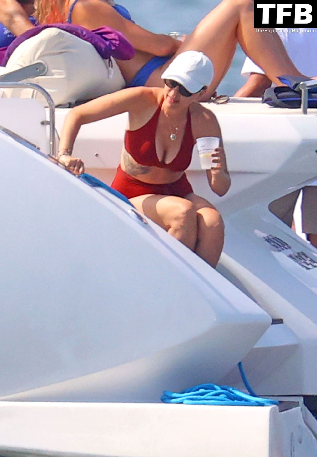 Scarlett Johansson Sexy The Fappening Blog 36 - Scarlett Johansson Hits the Ocean in a Red Bikini in East Hampton (97 Photos)