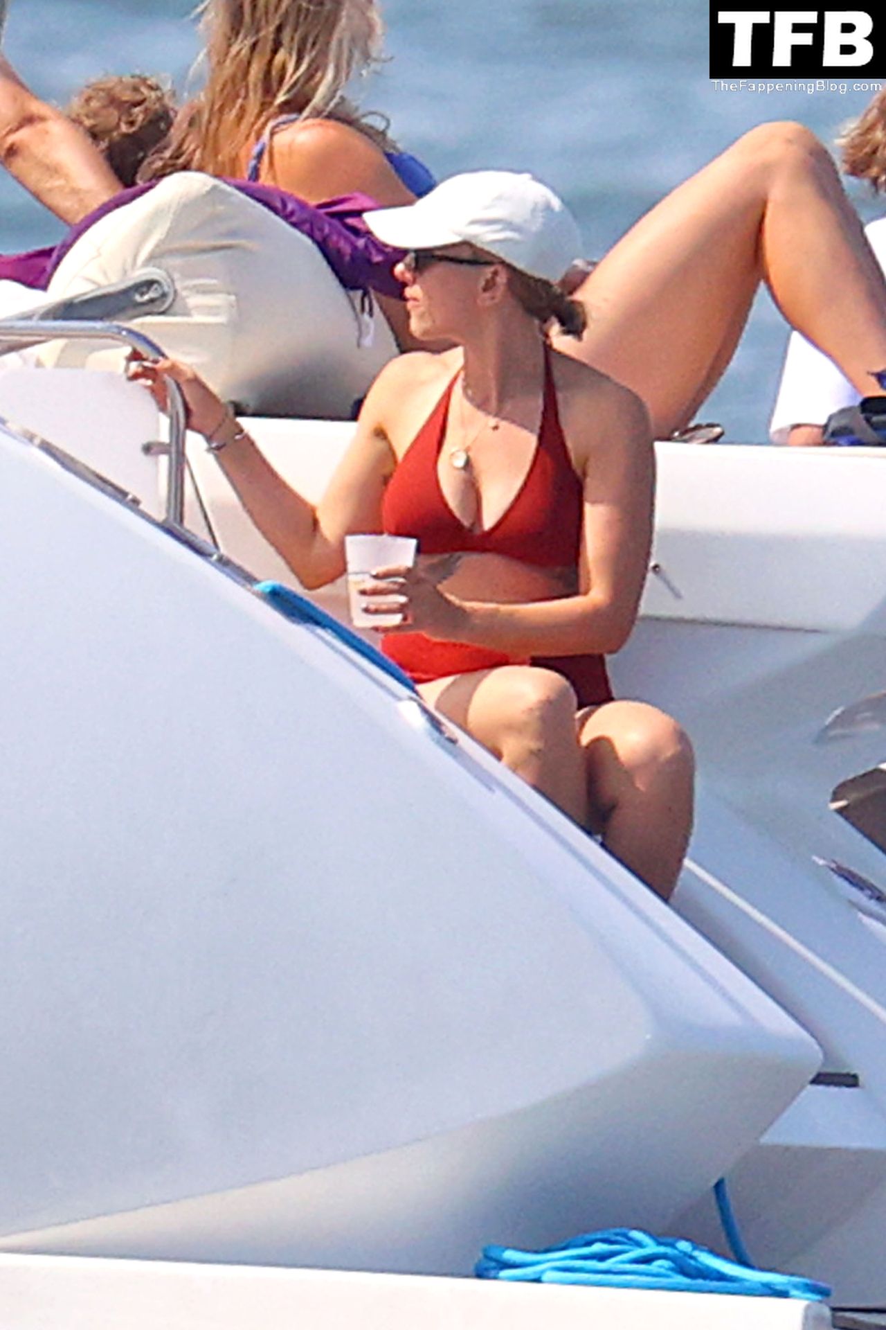 Scarlett Johansson Sexy The Fappening Blog 37 - Scarlett Johansson Hits the Ocean in a Red Bikini in East Hampton (97 Photos)