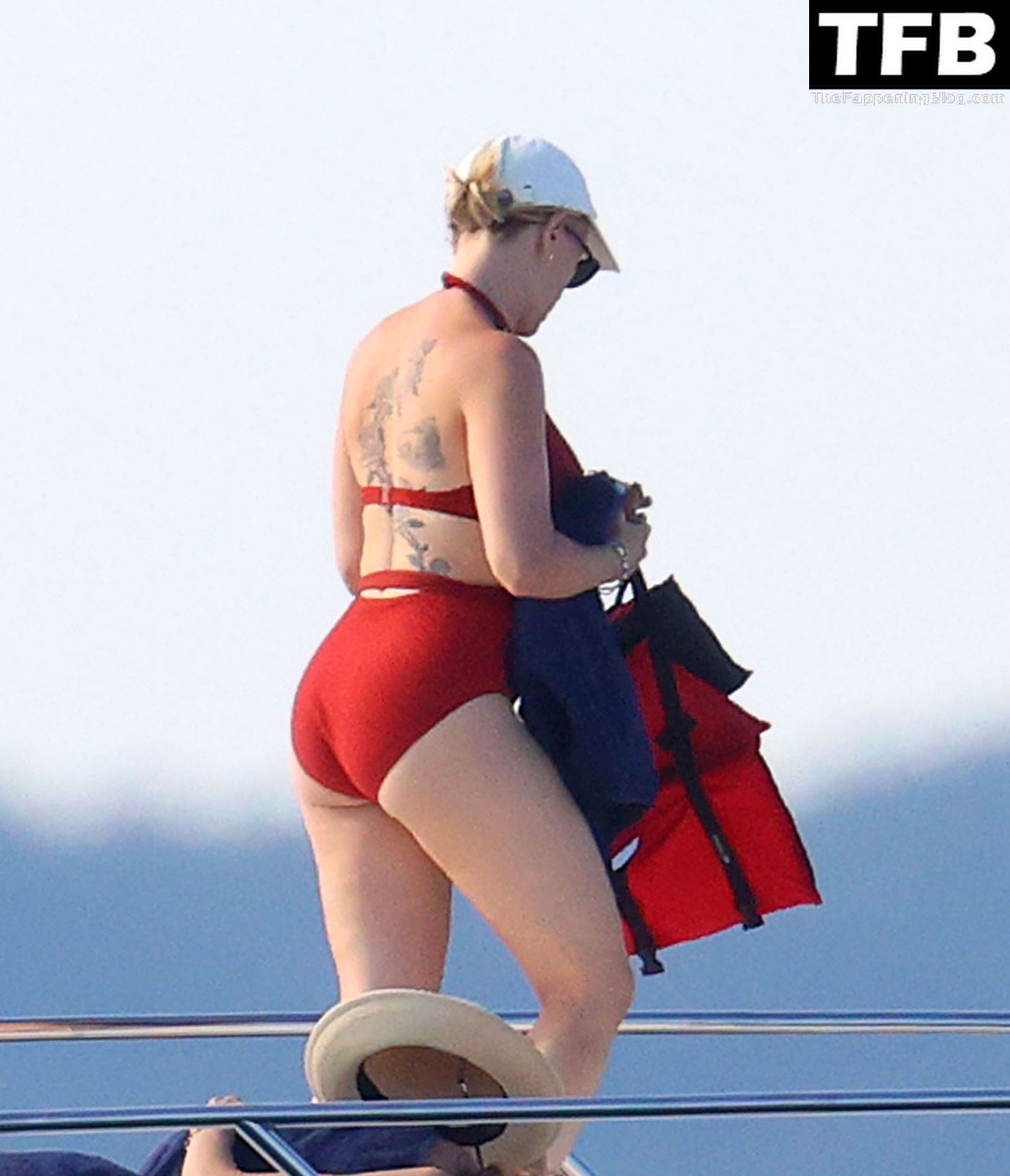 Scarlett Johansson Sexy The Fappening Blog 4 - Scarlett Johansson Hits the Ocean in a Red Bikini in East Hampton (97 Photos)