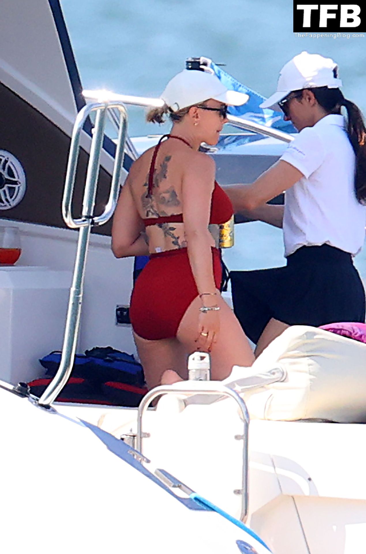 Scarlett Johansson Sexy The Fappening Blog 62 - Scarlett Johansson Hits the Ocean in a Red Bikini in East Hampton (97 Photos)