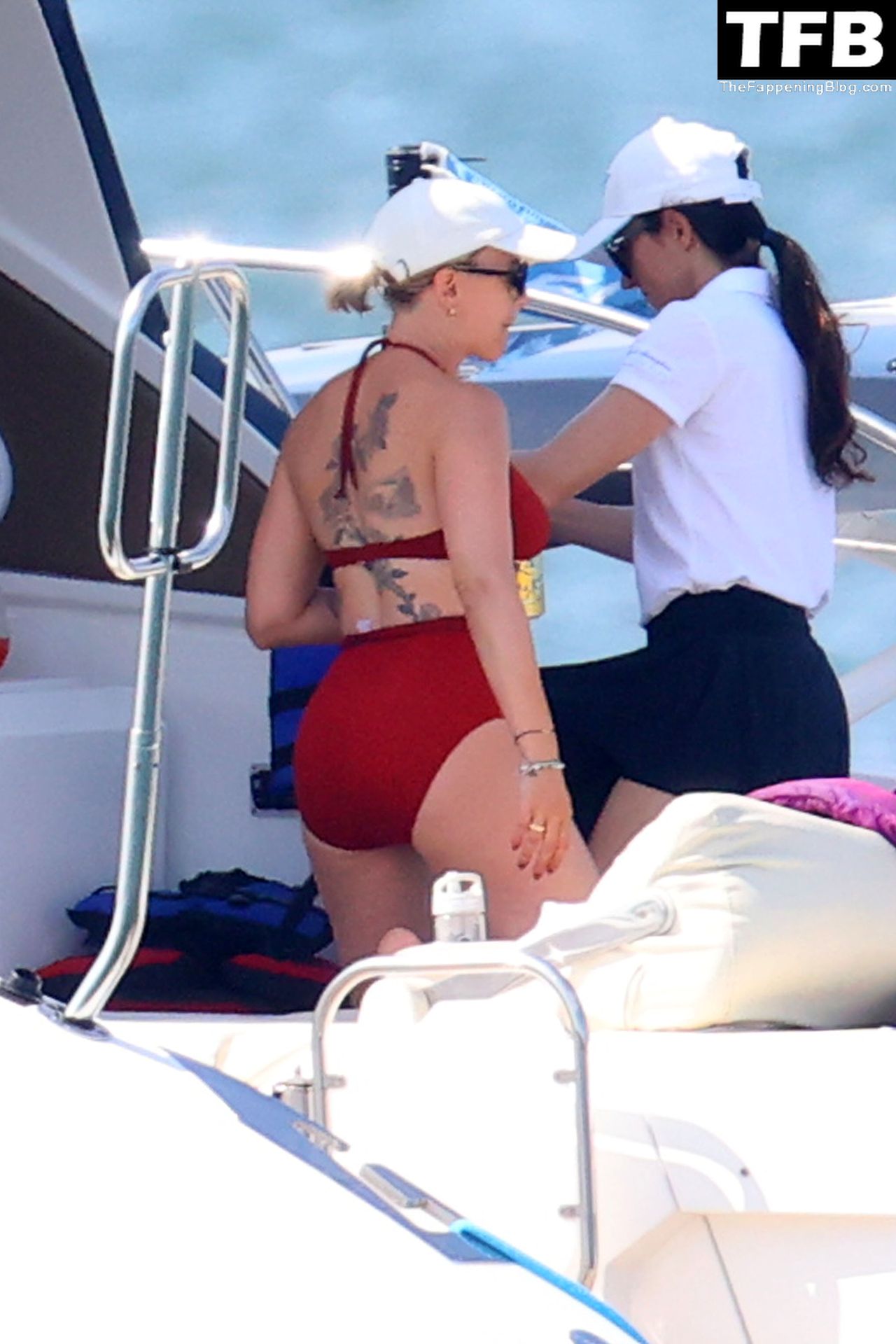 Scarlett Johansson Sexy The Fappening Blog 63 - Scarlett Johansson Hits the Ocean in a Red Bikini in East Hampton (97 Photos)