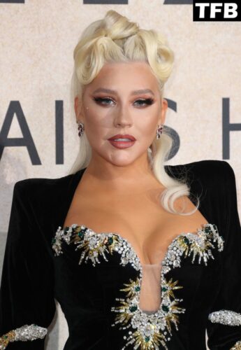 Christina Aguilera Sexy The Fappening Blog 2 1024x1483 345x500 - Christina Aguilera Displays Nice Cleavage at the amfAR Gala Cannes 2022 in Cap d’Antibes (79 Photos)