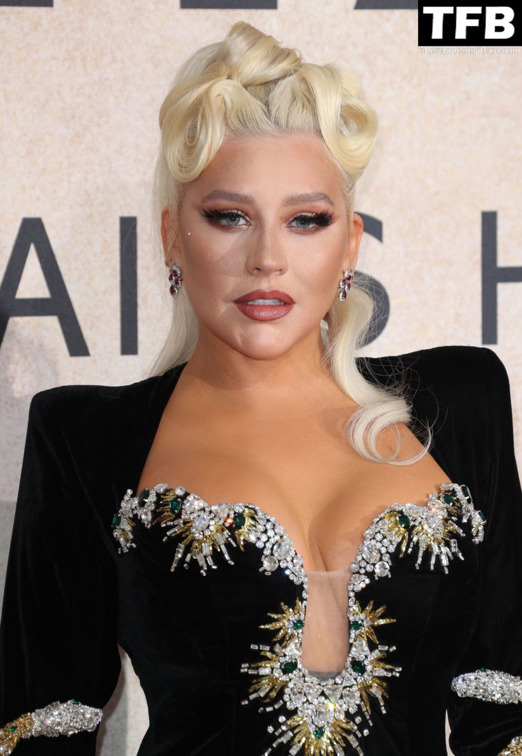 Christina Aguilera Sexy The Fappening Blog 2 1024x1483 - Christina Aguilera Displays Nice Cleavage at the amfAR Gala Cannes 2022 in Cap d’Antibes (79 Photos)
