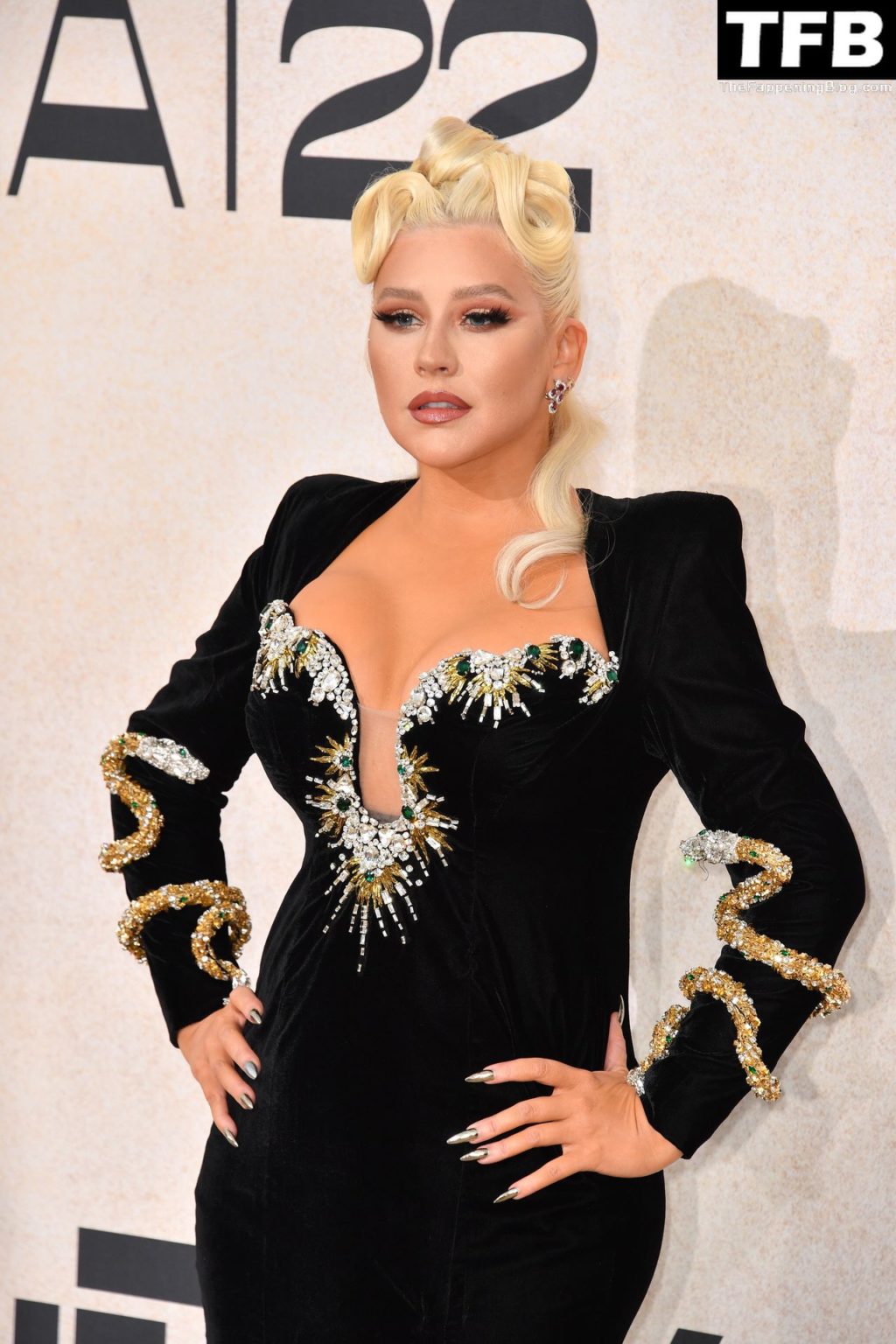 Christina Aguilera Sexy The Fappening Blog 30 1024x1536 - Christina Aguilera Displays Nice Cleavage at the amfAR Gala Cannes 2022 in Cap d’Antibes (79 Photos)