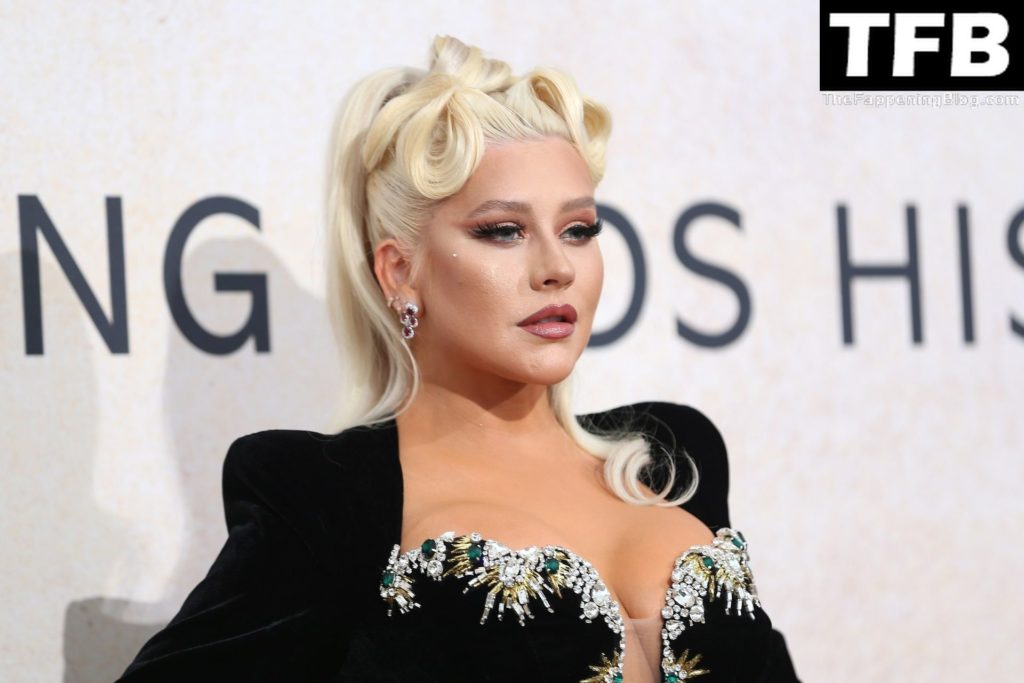 Christina Aguilera Sexy The Fappening Blog 72 1024x683 - Christina Aguilera Displays Nice Cleavage at the amfAR Gala Cannes 2022 in Cap d’Antibes (79 Photos)
