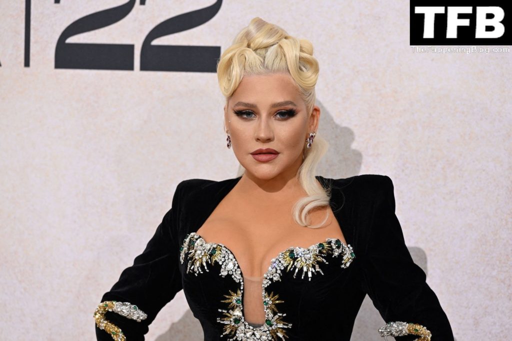 Christina Aguilera Sexy The Fappening Blog 74 1024x683 - Christina Aguilera Displays Nice Cleavage at the amfAR Gala Cannes 2022 in Cap d’Antibes (79 Photos)