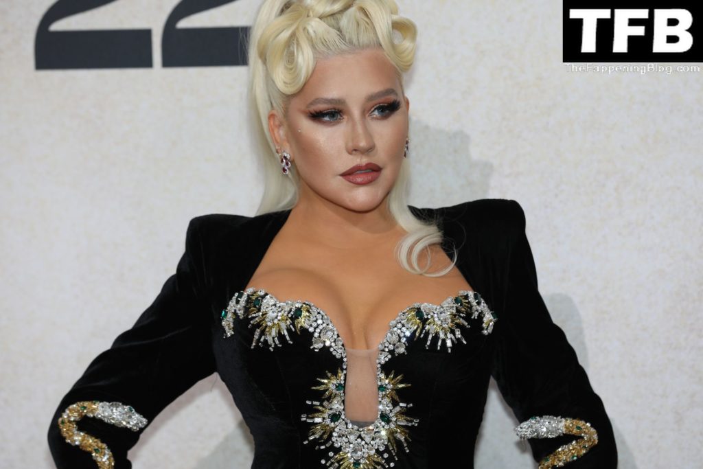 Christina Aguilera Sexy The Fappening Blog 77 1024x683 - Christina Aguilera Displays Nice Cleavage at the amfAR Gala Cannes 2022 in Cap d’Antibes (79 Photos)