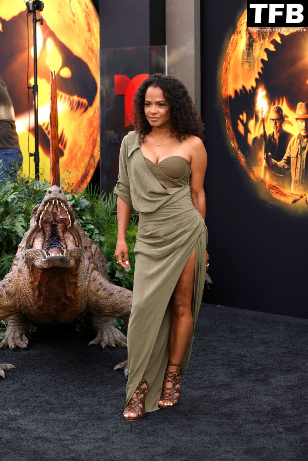 Christina Milian Sexy The Fappening Blog 1 1024x1535 - Christina Milian Displays Her Sexy Tits & Legs at the “Jurassic World: Dominion” Premiere in Hollywood (27 Photos)