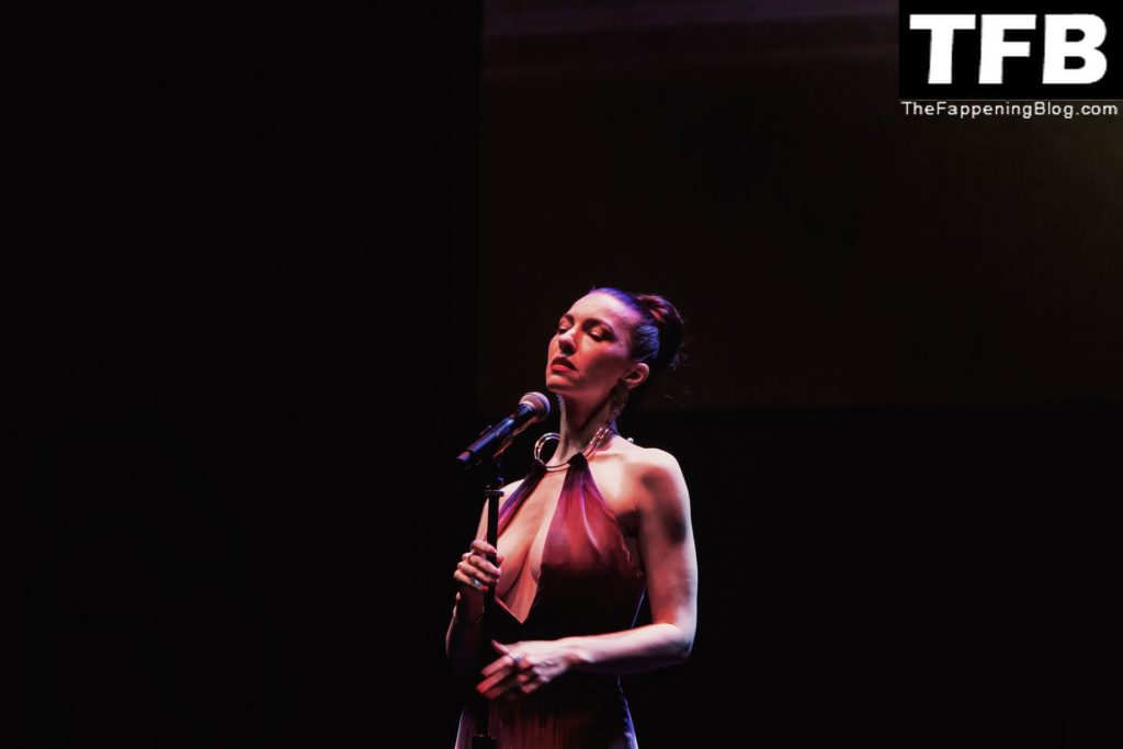 Chrysta Bell Sexy The Fappening Blog 5 1024x683 - Chrysta Bell Displays Her Sexy Tits on Stage at the Auditorium Parco della Musica (11 Photos)