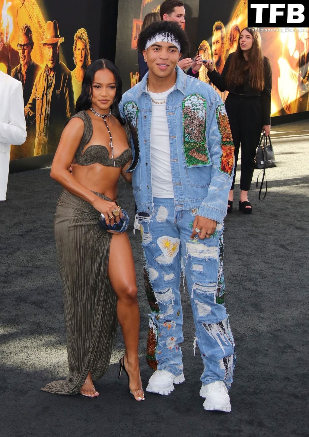 Karrueche Tran Sexy The Fappening Blog 6 2 1024x1447 - Karrueche Tran Flaunts Her Sexy Tits & Legs at the “Jurassic World: Dominion” Premiere in Hollywood (17 Photos)