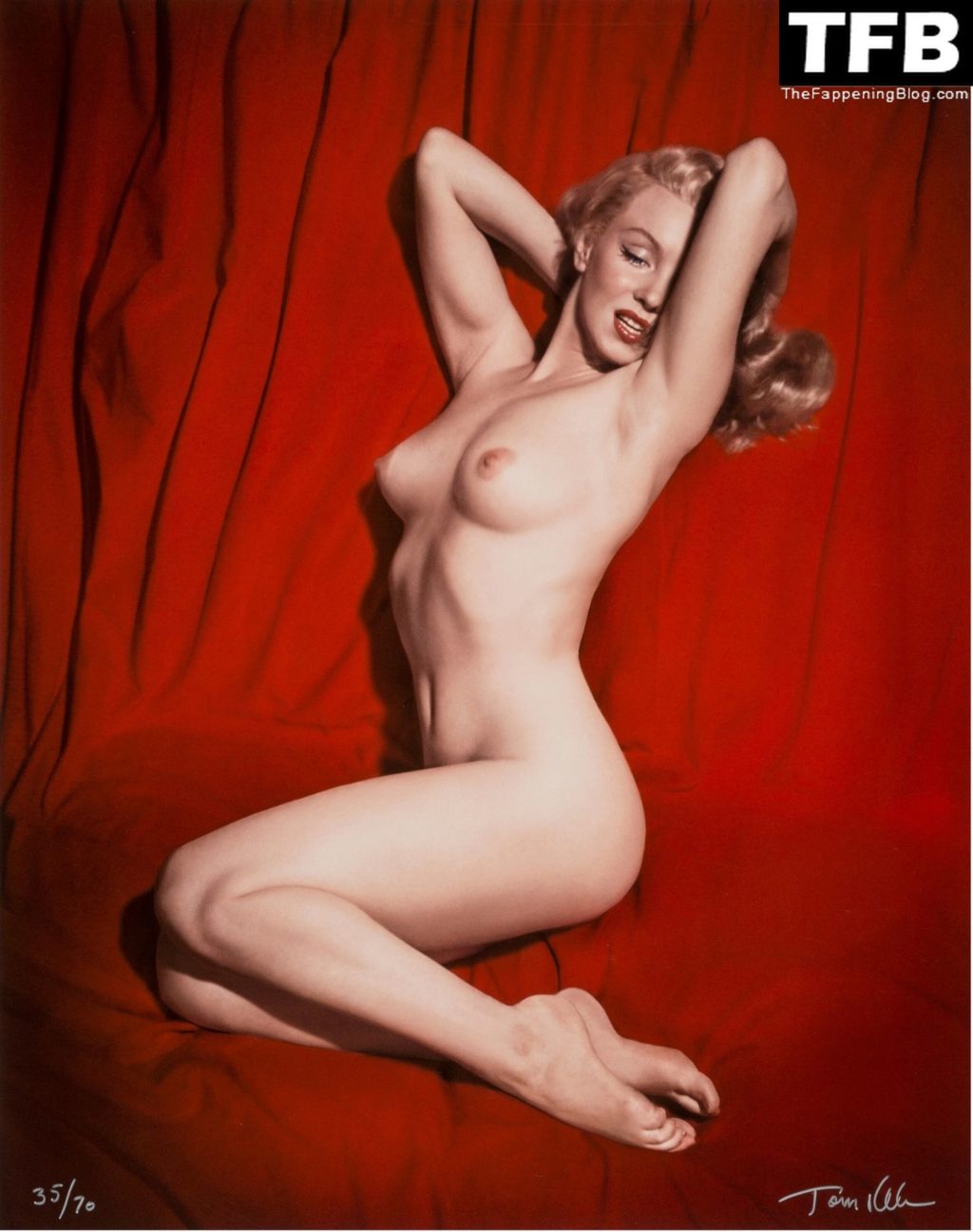 Marilyn Monroe Nude The Fappening Blog 5 1024x1297 - Marilyn Monroe Nude – Red Velvet (12 Photos)