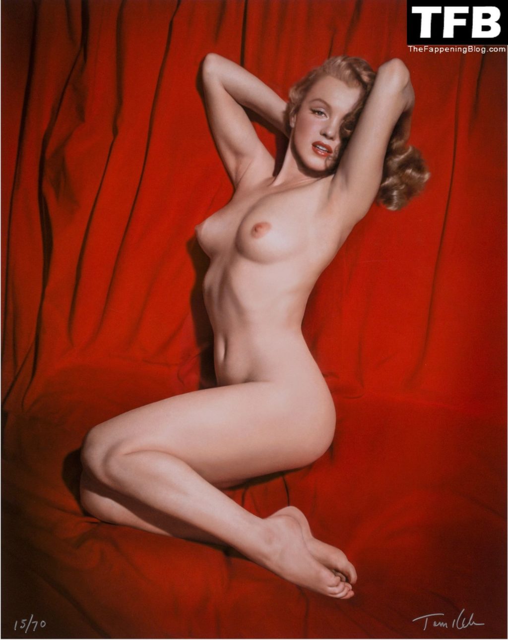 Marilyn Monroe Nude The Fappening Blog 6 1024x1291 - Marilyn Monroe Nude – Red Velvet (12 Photos)