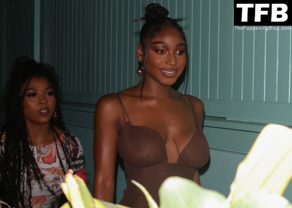Normani Braless The Fappening Blog 12 1024x732 - Normani Shows Her Boobs as She Arrives at the Dolce & Gabbana Party in Hollywood (47 Photos)