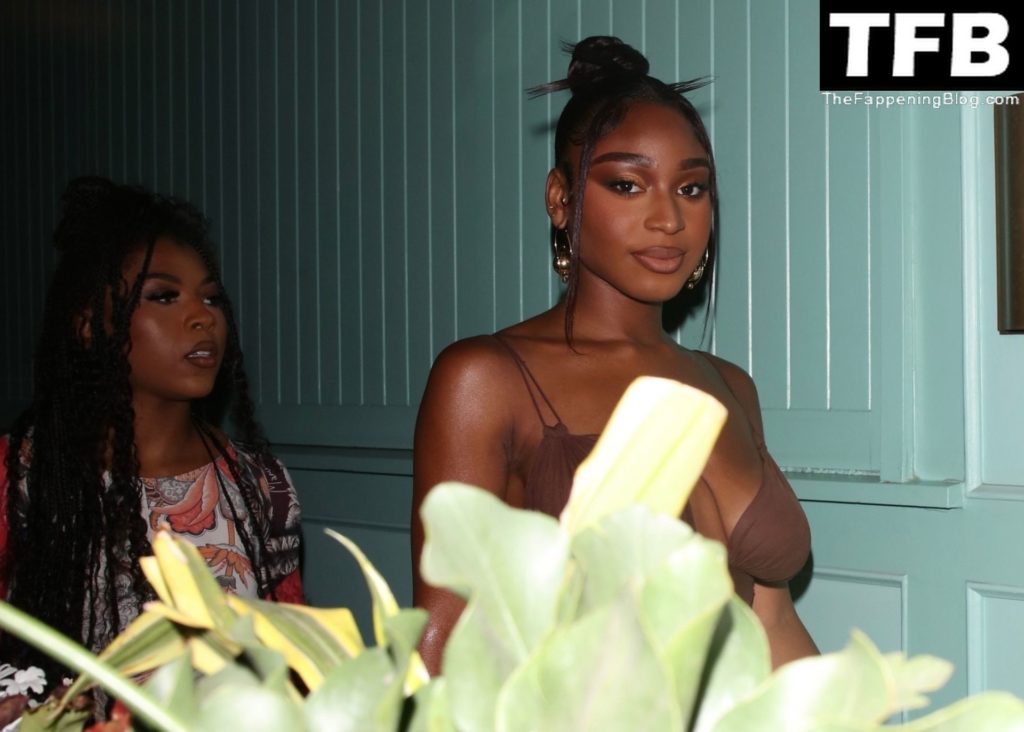 Normani Braless The Fappening Blog 13 1024x732 - Normani Shows Her Boobs as She Arrives at the Dolce & Gabbana Party in Hollywood (47 Photos)