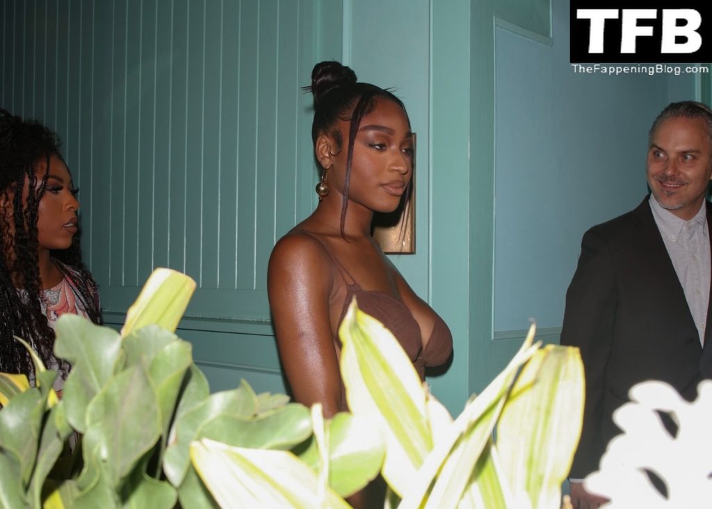 Normani Braless The Fappening Blog 14 1024x732 - Normani Shows Her Boobs as She Arrives at the Dolce & Gabbana Party in Hollywood (47 Photos)