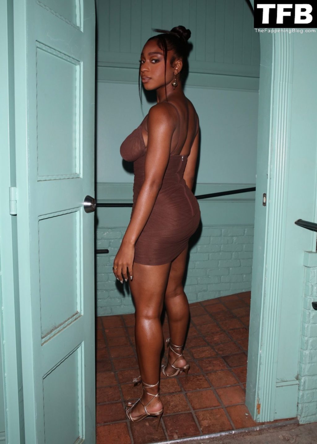 Normani Braless The Fappening Blog 16 1024x1433 - Normani Shows Her Boobs as She Arrives at the Dolce & Gabbana Party in Hollywood (47 Photos)