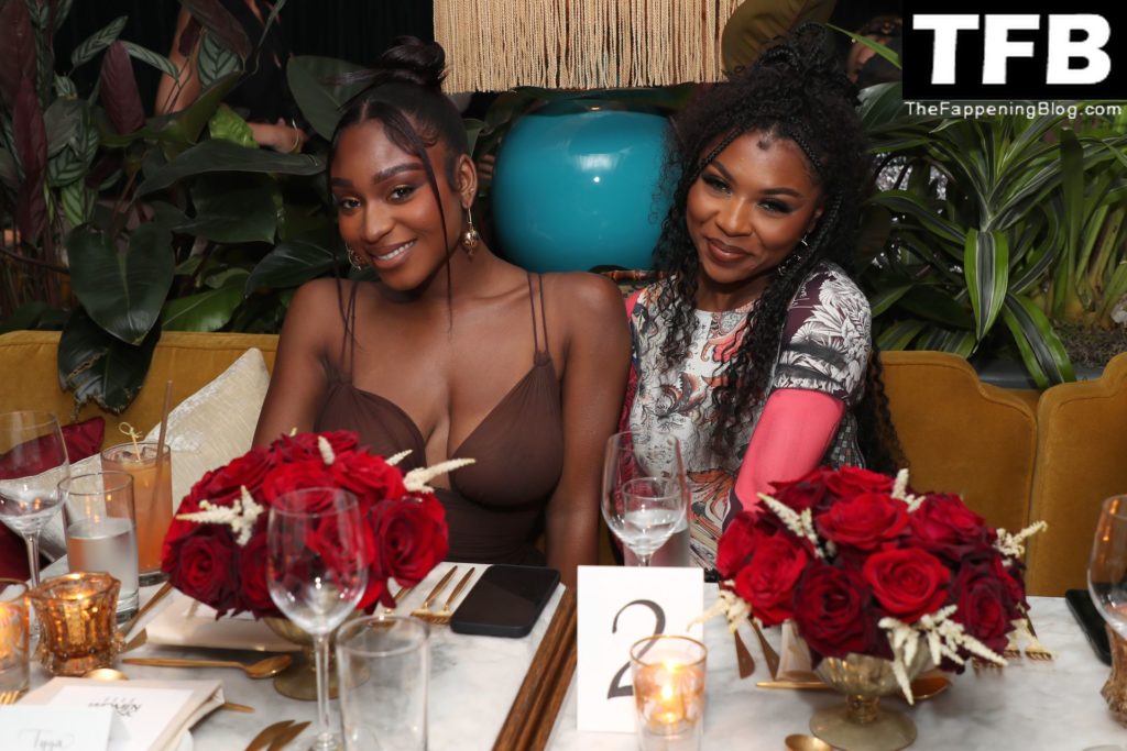 Normani Braless The Fappening Blog 2 1024x683 - Normani Shows Her Boobs as She Arrives at the Dolce & Gabbana Party in Hollywood (47 Photos)