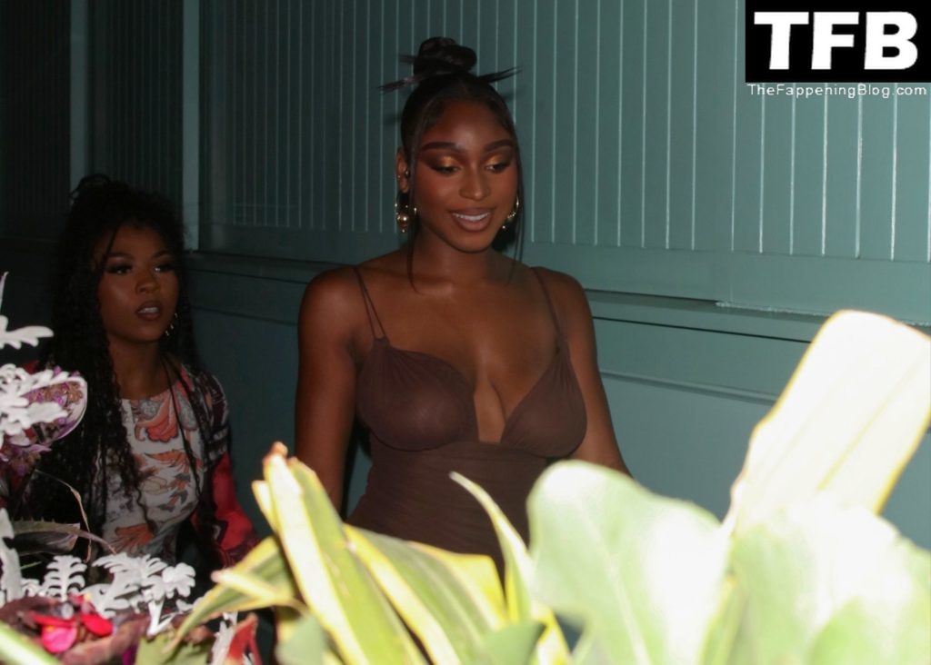 Normani Braless The Fappening Blog 41 1024x732 - Normani Shows Her Boobs as She Arrives at the Dolce & Gabbana Party in Hollywood (47 Photos)