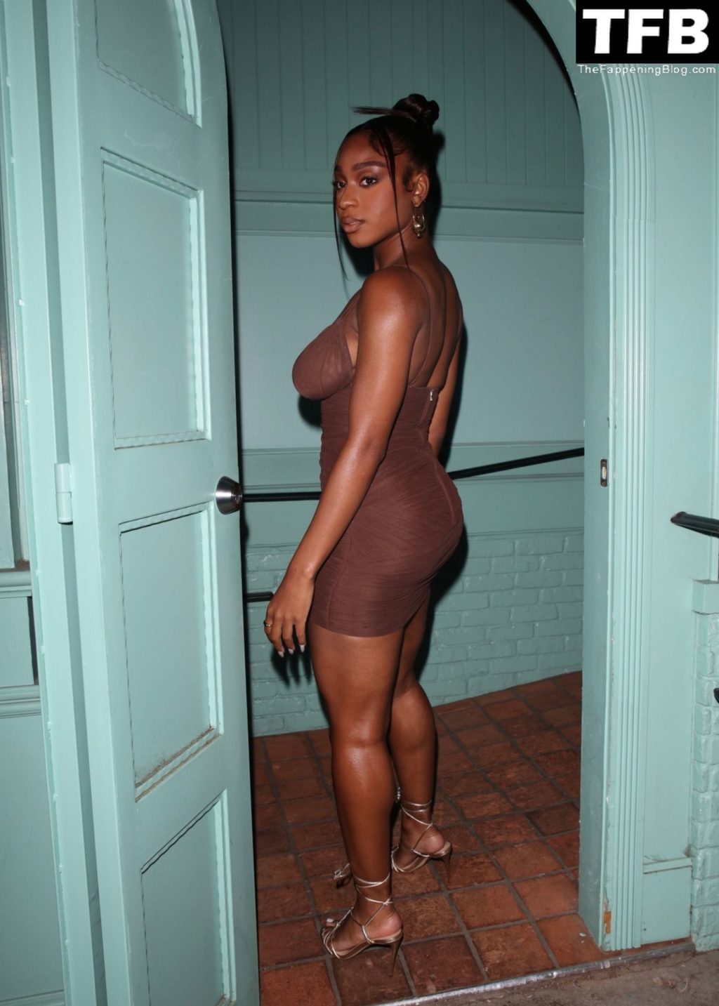 Normani Braless The Fappening Blog 44 1024x1433 - Normani Shows Her Boobs as She Arrives at the Dolce & Gabbana Party in Hollywood (47 Photos)