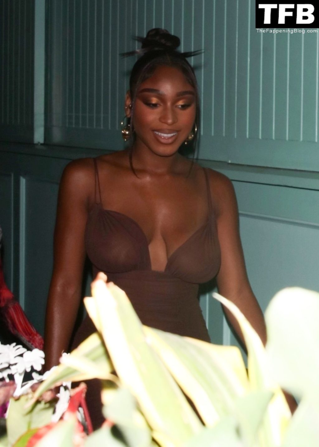Normani Braless The Fappening Blog 5 1024x1433 - Normani Shows Her Boobs as She Arrives at the Dolce & Gabbana Party in Hollywood (47 Photos)