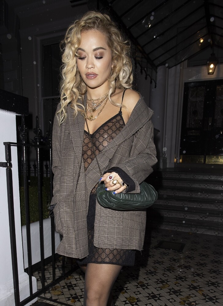 Rita Ora Showed Her Tits Without A Bra In The Recording Studio TheFappeningPro 7 - Rita Ora In See Through Top (26 Photos)