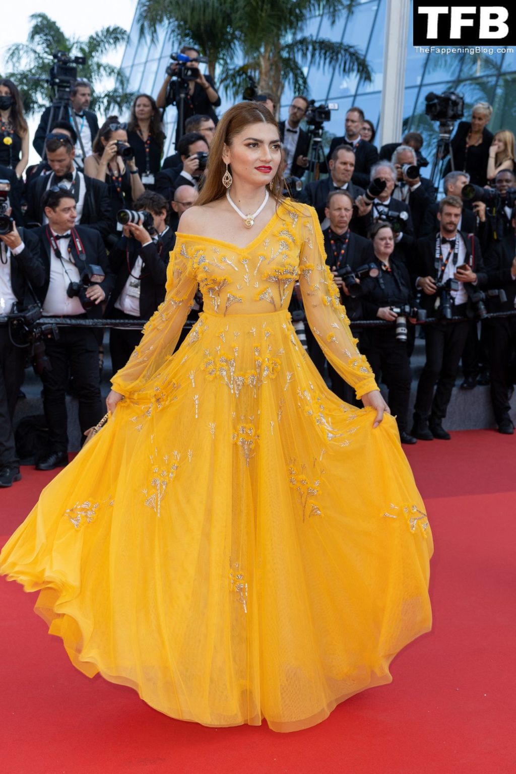 Blanca Blanco Sexy The Fappening Blog 1 2 1024x1536 - Blanca Blanco Looks Hot in a See-Through Yellow Dress at the 75th Annual Cannes Film Festival (25 Photos)