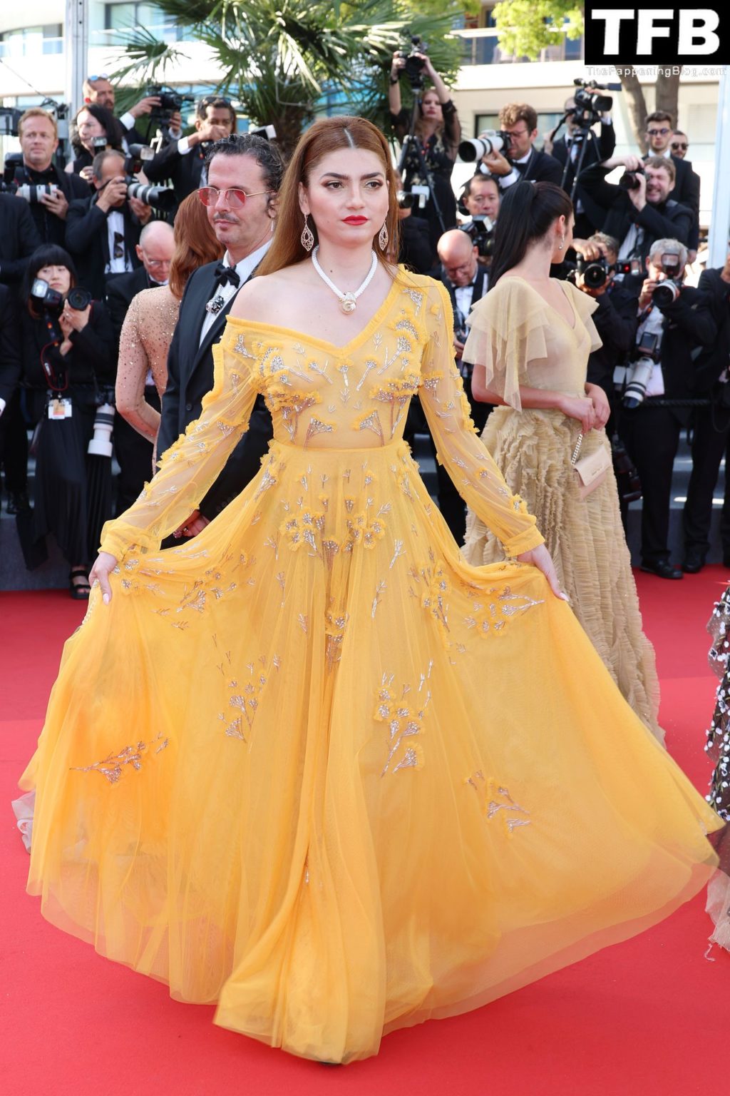 Blanca Blanco Sexy The Fappening Blog 11 2 1024x1536 - Blanca Blanco Looks Hot in a See-Through Yellow Dress at the 75th Annual Cannes Film Festival (25 Photos)