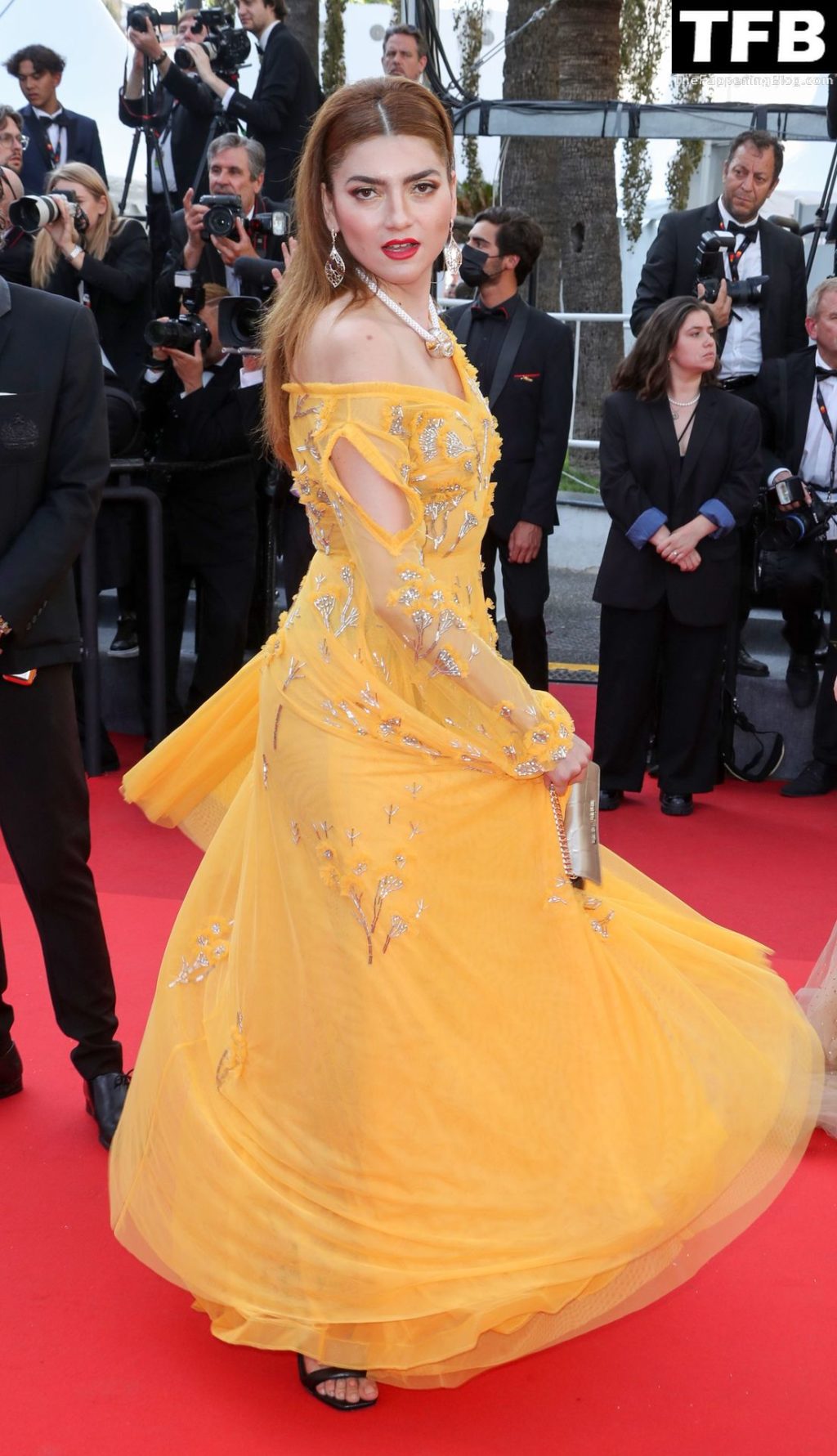 Blanca Blanco Sexy The Fappening Blog 15 2 1024x1781 - Blanca Blanco Looks Hot in a See-Through Yellow Dress at the 75th Annual Cannes Film Festival (25 Photos)