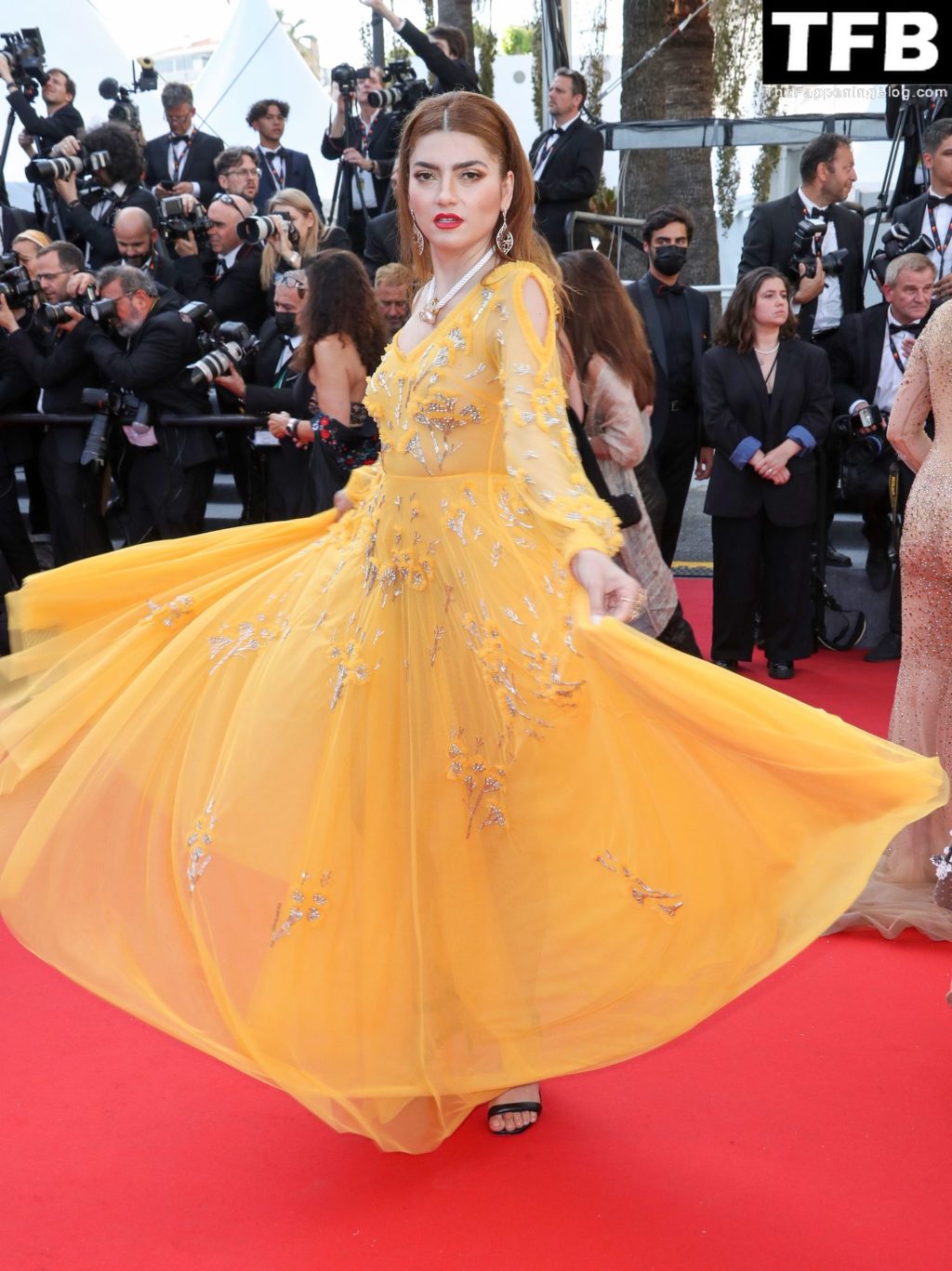 Blanca Blanco Sexy The Fappening Blog 17 2 1024x1367 - Blanca Blanco Looks Hot in a See-Through Yellow Dress at the 75th Annual Cannes Film Festival (25 Photos)
