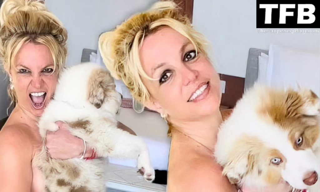 Britney Spears Sexy TFB 1 1024x615 - Britney Spears Poses Naked With Her Pooch (6 Photos)