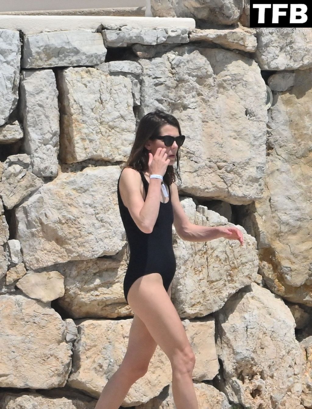 Charlotte Casiraghi Sexy The Fappening Blog 35 1024x1341 - Charlotte Casiraghi is Seen in a Black Swimsuit at Eden Roc Hotel (69 Photos)