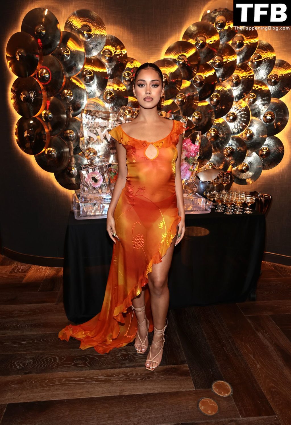 Cindy Kimberly See Through Nudity The Fappening Blog 10 1 1024x1493 - Cindy Kimberly Displays Her Nude Tits in a See-Through Dress at the Sports Illustrated Swimsuit Issue Launch Party (17 Photos)