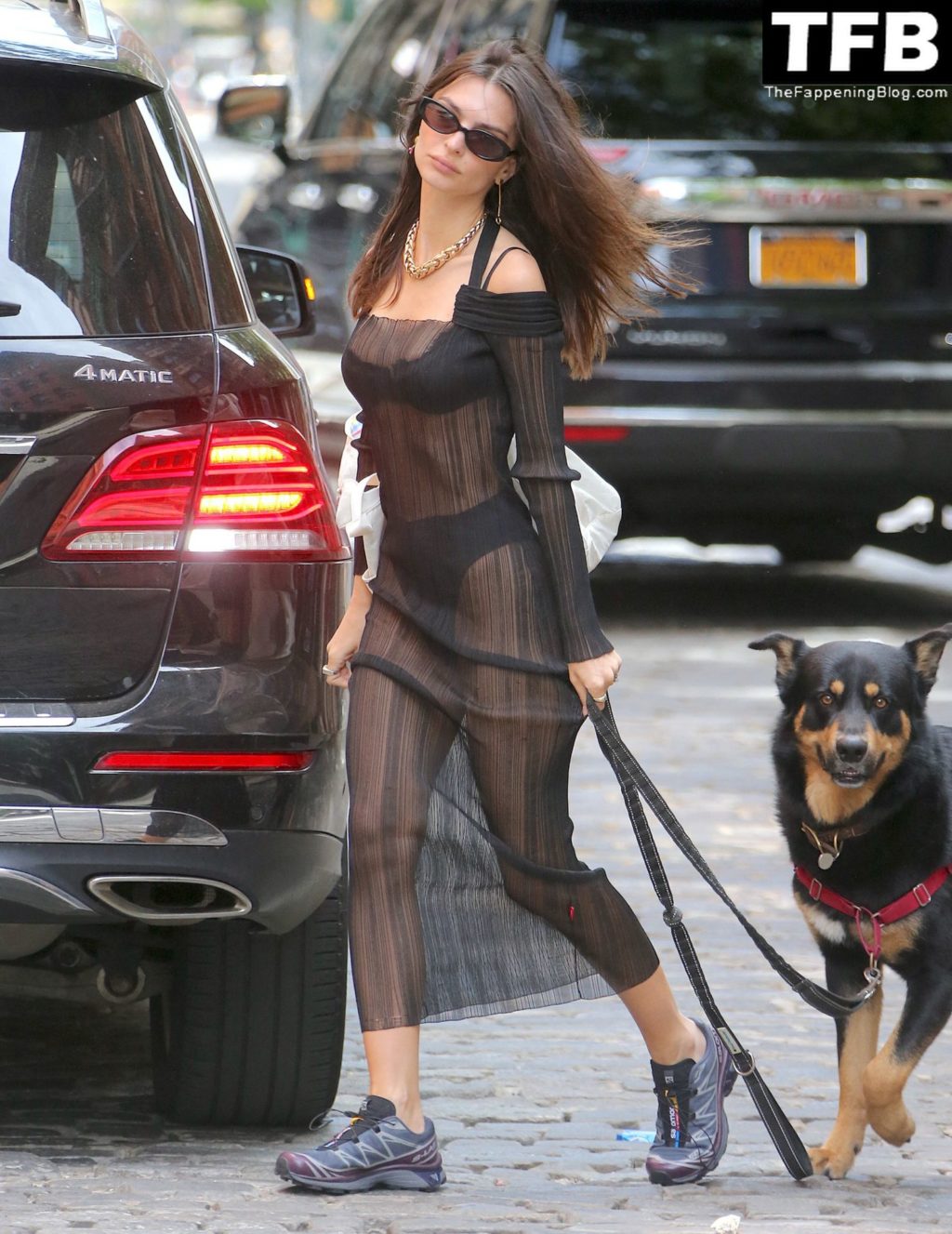 Emily Ratajkowski Sexy The Fappening Blog 21 1 1024x1327 - Emily Ratajkowski Bares It All in a See-Through Dress While Out Walking Her Dog in New York (33 Photos)