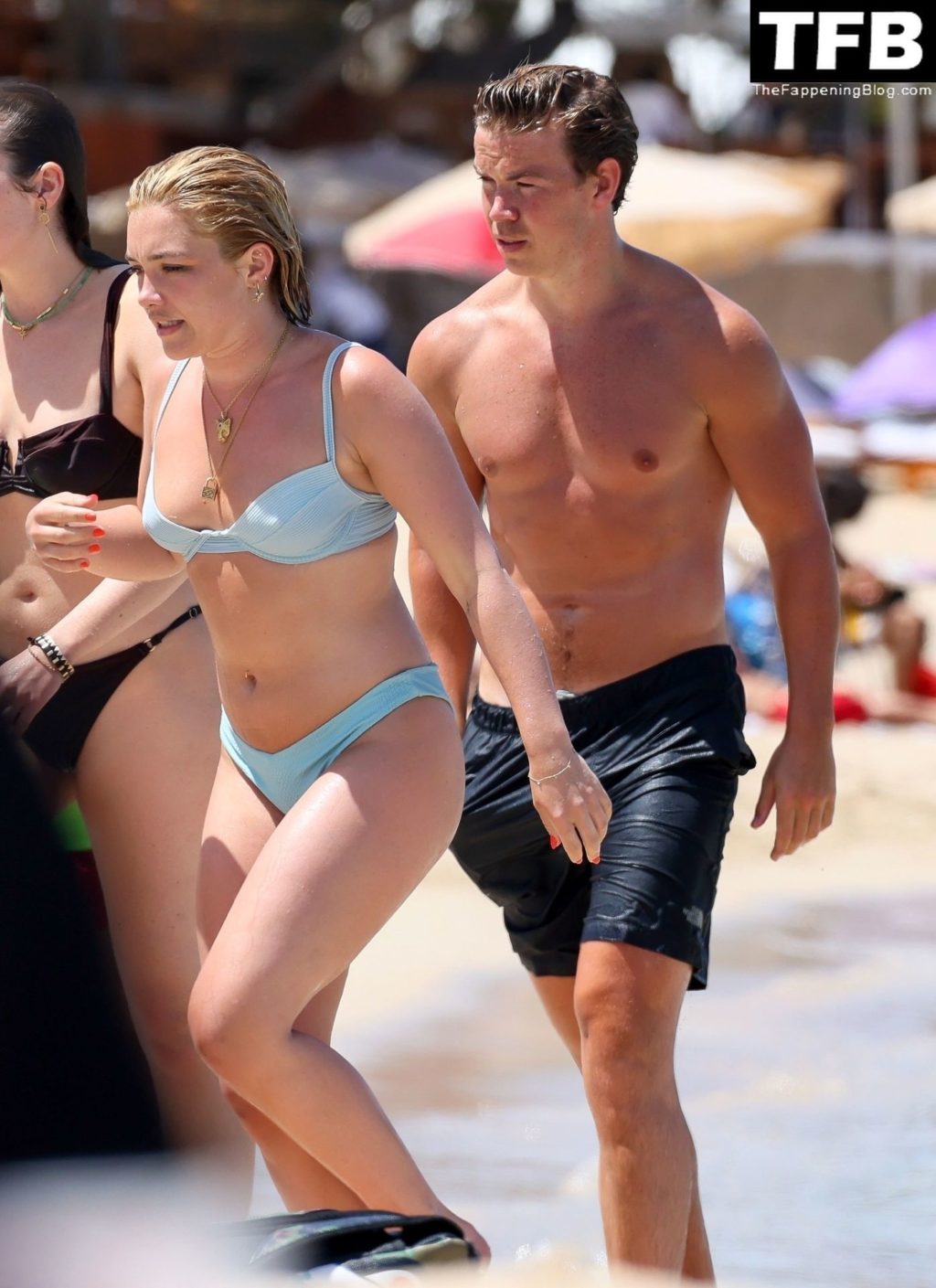 Florence Pugh Sexy The Fappening Blog 6 1024x1409 - Florence Pugh & Will Poulter Enjoy a Flirty Beach Day in Ibiza (14 Photos)