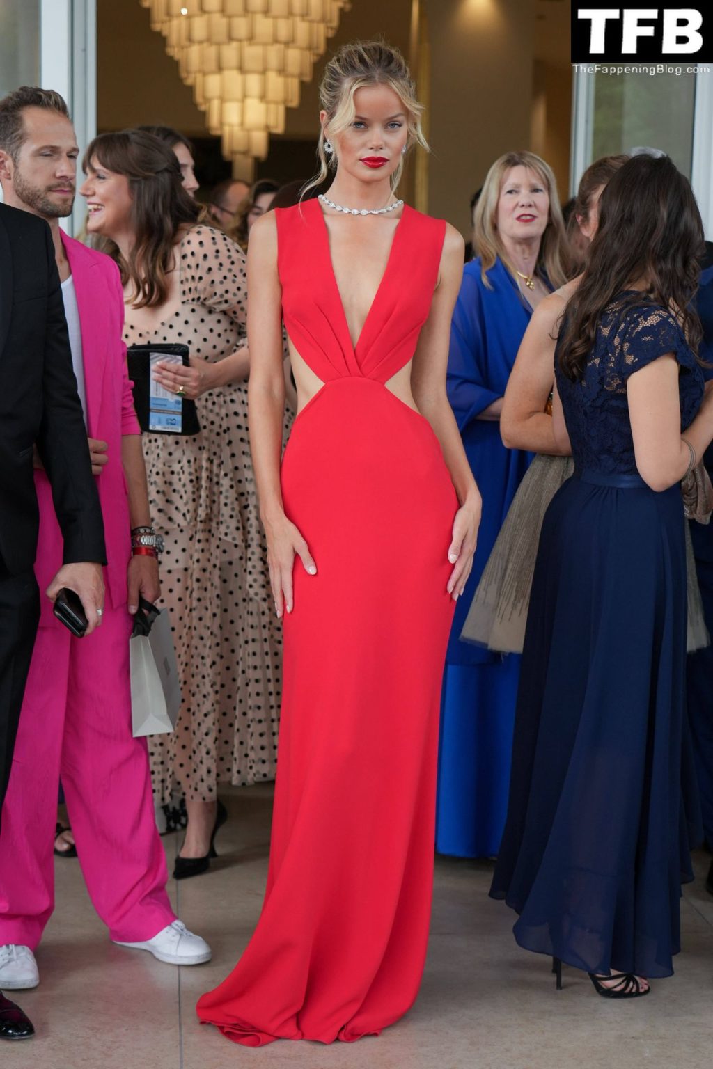 Frida Aasen Sexy The Fappening Blog 146 1024x1536 - Frida Aasen Looks Stunning in a Red Dress at the 75th Annual Cannes Film Festival (153 Photos)