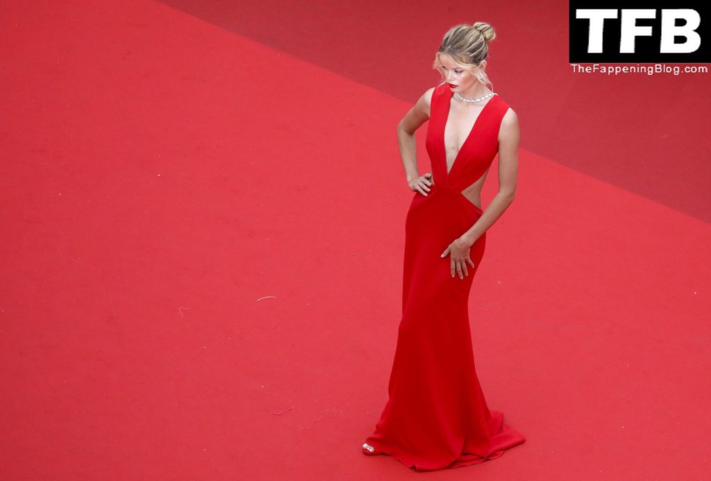 Frida Aasen Sexy The Fappening Blog 72 1024x693 - Frida Aasen Looks Stunning in a Red Dress at the 75th Annual Cannes Film Festival (153 Photos)