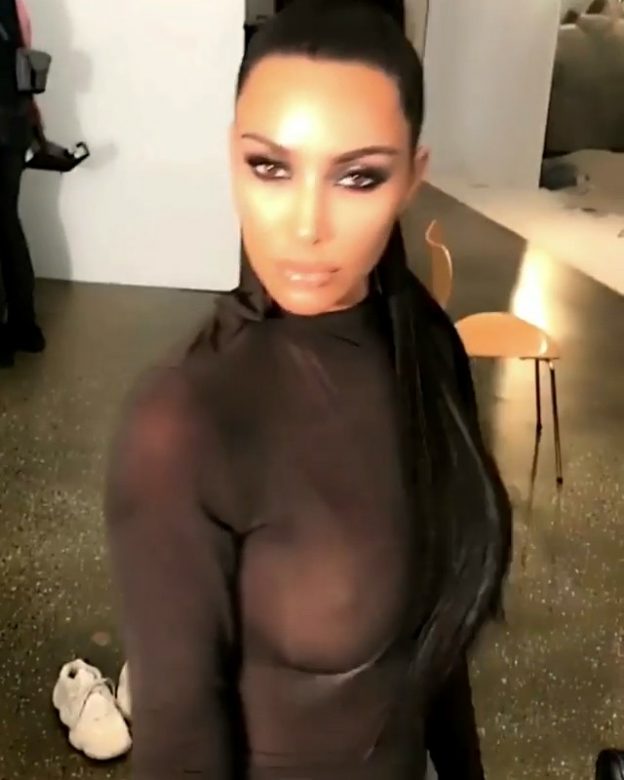 Kim Kardashian See Through TheFappening.pro 1 624x780 - Kim Kardashian Sexy At Home (5 Photos)