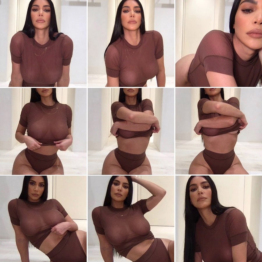 Kim Kardashian Skins Workout TheFappening Pro 2 - Kim Kardashian Workout In A Bikini And New Skins Collection (8 Photos)