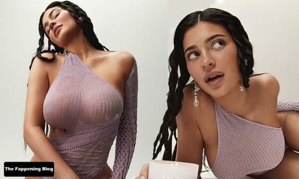 Kylie Jenner Big Tits in Wet Outfit 1 1 thefappeningblog.com  1024x615 600x360 - Kylie Jenner Promotes Her Kylie Skin Collection in a Sexy Shoot (13 Photos)