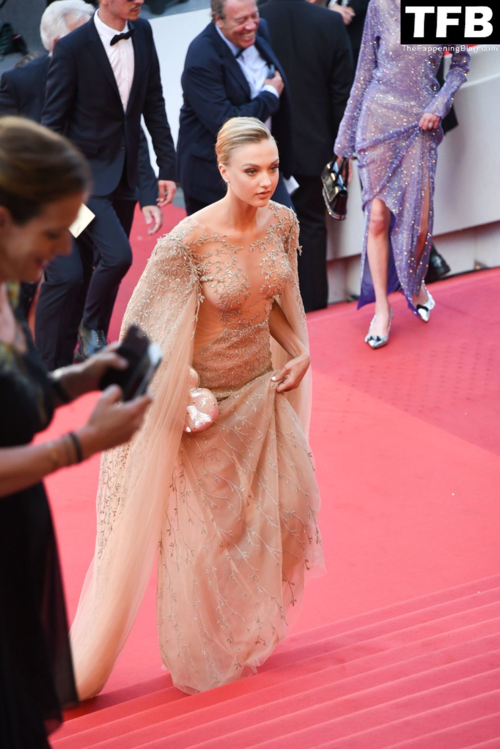 Lilly Krug Sexy The Fappening Blog 46 1024x1534 - Lilly Krug Poses in a See-Through Dress at the 75th Annual Cannes Film Festival (48 Photos)