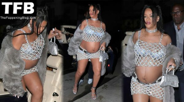 Rihanna See Through Areolas The Fappening Blog 44 1024x568 600x333 - Rihanna Flashes Her Areolas as She Celebrates Her First Mother’s Day with ASAP Rocky at Giorgio Baldi (60 Photos)