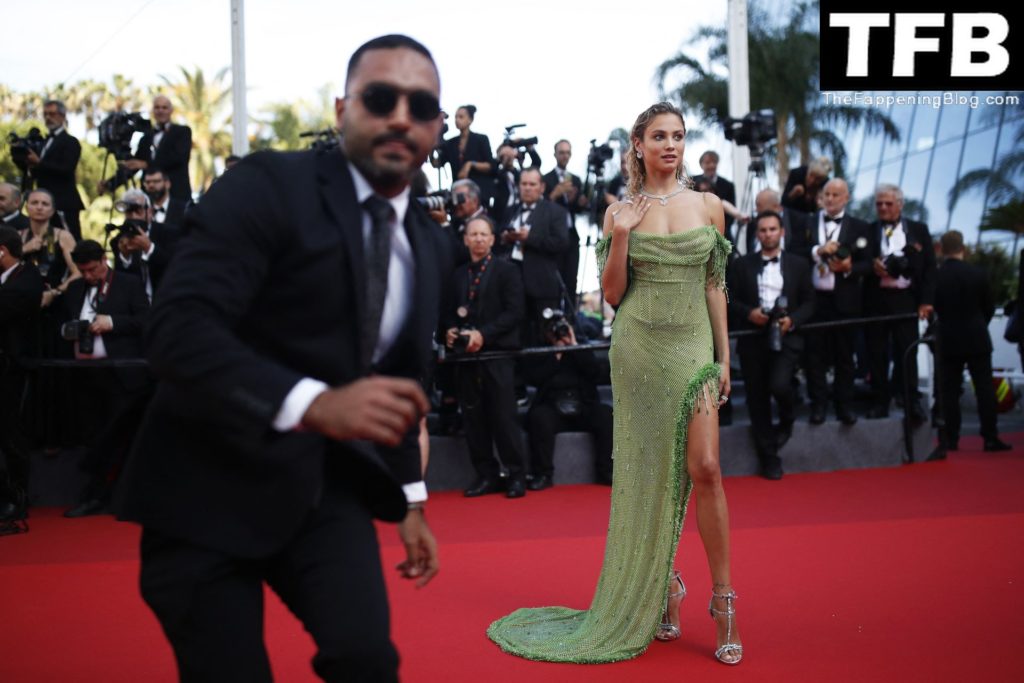 Rose Bertram Sexy The Fappening Blog 4 1024x683 - Rose Bertram Poses in a See-Through Green Dress at the 75th Cannes Film Festival (114 Photos)